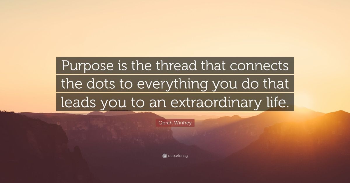 oprah purpose quote