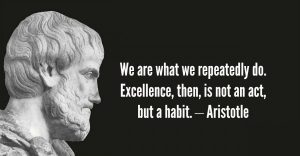 aristotle habit quote