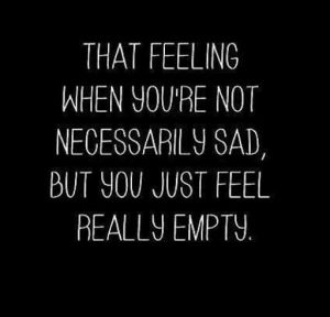 empty lonely quote