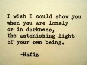 hafiz loneliness quote